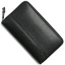 ブルガリ 長財布（男性向け） ブルガリ 長財布 財布 メンズ オクト レザー ラウンドファスナー ブラック 36968 BVLGARI