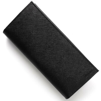 【6/1〜6/2限定!1,000円OFFクーポン対象】プラダ 長財布 財布 メンズ SAFFIANO ブラック 2MV836 053 F0002 PRADA