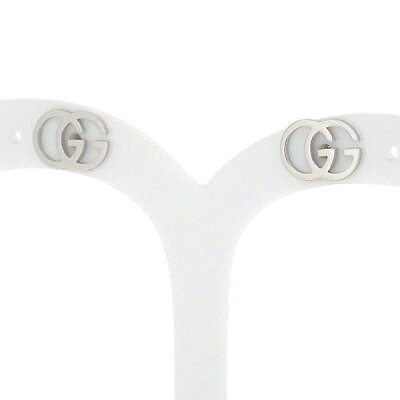 【送料無料】【本物】人気★GUCCI★グッチ★GGアイコンスタッズピアス★750WG★18K★094074★レディース★メンズ★ホワイトゴールド★2670-2