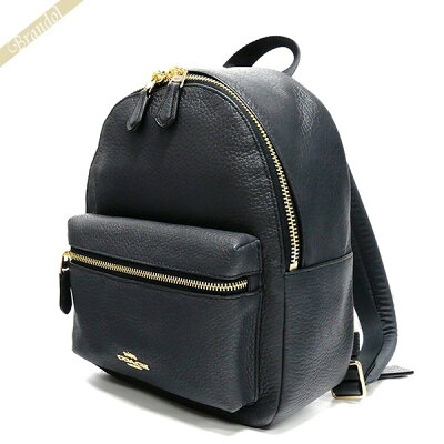 《500円OFFクーポン対象》コーチ COACH レディース リュックサック レザー ミニリュック ネイビー F28995 IMMID | コーチアウトレット ブランド