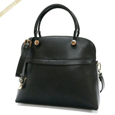 フルラ FURLA レディース ショルダーバッグ パイパー PIPER M DOME 2way レザー ハンドバッグ ブラック BFK9 ARE O60 / 783291 【コンビニ受取】【ブランド】