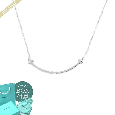 《1000円OFFクーポン対象_1月28日1:59迄》ティファニー Tiffany&Co. レディース ネックレス K18 ホワイトゴールド Tスマイル ミニ ペンダント 35189424 | ブランド
