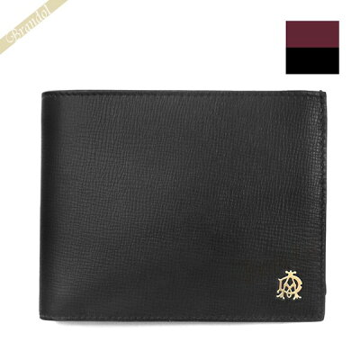 《最大8000円クーポン_11日1:59迄》ダンヒル 二つ折財布 dunhill メンズ BELGRAVE ベルグレイブ レザー ビルホールド 4cc コインパース ブラック×ブラウン L2S832A | ブランド
