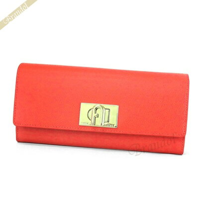 《400円OFFクーポン対象!3/8(月)0:59まで》フルラ FURLA レディース 長財布 1927 バイフォールド レザー ウォレット レッド系 PCV0 ARE 09A / 1056498 | ブランド