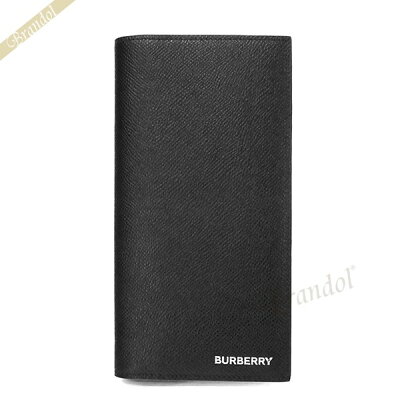 《1500円OFFクーポン対象_10月15日23:59迄》バーバリー 長財布 BURBERRY メンズ グレイニーレザー コンチネンタルウォレット ブラック 8014642 | ブランド