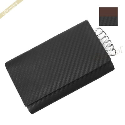 《800円クーポン対象!9/23(水)23:59まで》ダンヒル dunhill キーケース メンズ CHASSIS シャーシ レザー ブラック×ブラウン L2A2C3A