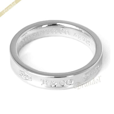 《最大1800円クーポン_2日23:59迄》ティファニー リング Tiffany メンズ レディース ペア シンプル1837 ナローリング シルバー | ブランド