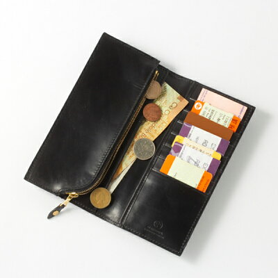 【GLENROYAL/グレンロイヤル】"LONG WALLET WITH CURVED ZIP" 長財布(ブライドル)(長財布 レディース メンズ 財布 レザー 本革 グレンロイヤル 誕生日 ギフト)