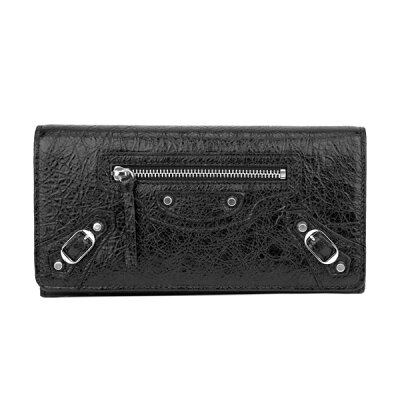 【1万円以上で500円OFFクーポン★8/4(水)14:00まで】バレンシアガ 長財布 BALENCIAGA 163471 D940N 1000 財布 クラシック CLASSIC MONEY WALLET ユニセックス NOIR(ノワール) ブラック 黒【 送料無料】