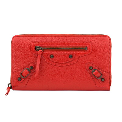 【最大3000円OFFクーポン★5/17(月)14:00まで】バレンシアガ 長財布(ラウンドファスナー) BALENCIAGA 253036 D940T 6524 財布 クラシック CLASSIC CONTINENTAL ZIP AROUND ユニセックス ROUGE CARDINAL(ルージュカーディナル) レッド 赤【 送料無料】