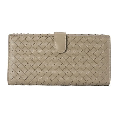 【最大3000円OFFクーポン★6/23(水)14:00まで】ボッテガヴェネタ 長財布 BOTTEGA VENETA 134075 V001N 2304 財布 イントレチャート INTRECCIATO コンチネンタルウォレット ユニセックス LIMESTONE(ライムストーン) グレージュ【 送料無料】