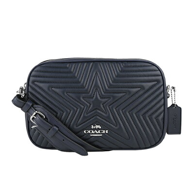【最大3000円OFFクーポン★3/3(水)14:00まで】コーチ アウトレット ショルダーバッグ COACH OUTLET 1904 SVMQ バッグ スターキルティング STAR QUILTING ジェス クロスボディ レディース MIDNIGHT(ミッドナイト) ネイビー/シルバー【 アウトレット 送料無料】