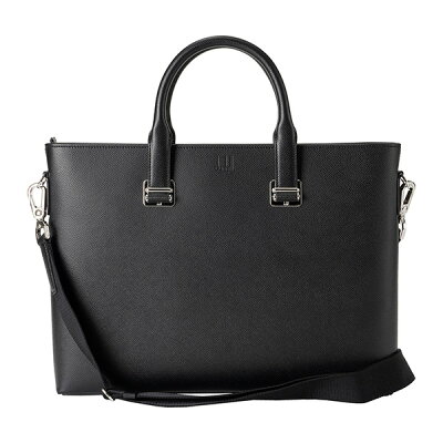 【1万円以上500円OFFクーポン】ダンヒル ブリーフケース dunhill DU19R3805CA001 バッグ カドガン CADOGAN エクストラ スリム ドキュメントケース メンズ BLACK(ブラック) ブラック 黒【 送料無料】