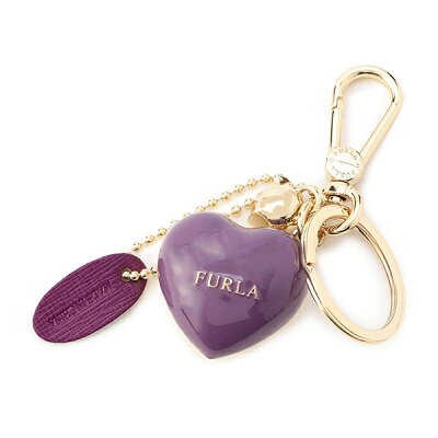 【最大3000円OFFクーポン配布中★2/21(金)14:00まで】フルラ キーホルダー FURLA RH95 MES 993197 ブランド小物 スリーディー 3D キーリング CUORE レディース AMETISTA パープル【 送料無料】