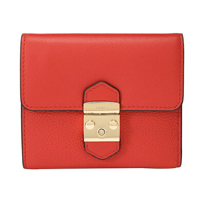 【最大3000円OFFクーポン★1/28(木)14:00まで】フルラ 2つ折り財布 FURLA PU28 OAV 993271 財布 メトロポリス METROPOLIS S バイフォールド レディース VERMIGLIO f レッド系 朱色【 送料無料】