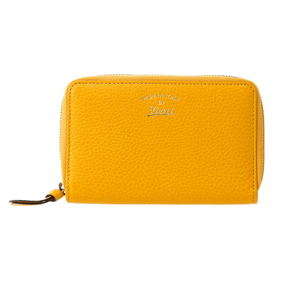 グッチ 2つ折り財布 GUCCI 354497 CAO0G 7011 財布 【アウトレット】 スウィング ダラー SWING DOLLAR レディース YELLO イエロー 黄色 ミドルサイズ 箔押し ロゴ 上品 フェミニン【 送料無料】