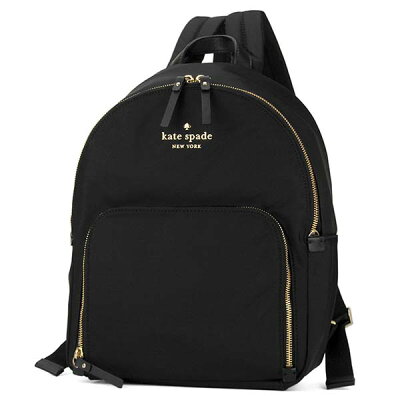 【最大3000円OFFクーポン配布中6/26(水)14:00まで】ケイトスペード リュックサック kate spade PXRU7646 001 バッグ ワトソンレーン WATSON LANE HARTLEY ハートレー レディース BLACK ブラック 黒 メタルロゴ ナイロン エレガント【 ケートスペード 送料無料】