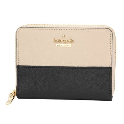 【最大1000円OFFクーポン配布中★1/24(金)14:00まで】ケイトスペード コインケース kate spade PWRU6048 913 財布 キャメロンストリート CAMERON STREET LAINIE ライニー レディース TUSK(タスク)/BLACK ライトベージュ/ブラック【 送料無料】