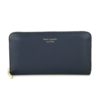 【最大3000円OFFクーポン★4/22(木)14:00まで】ケイトスペード 長財布(ラウンドファスナー) kate spade PWRU7750 563 財布 スペンサー SPENCER ZIP AROUND CONTINENTAL WALLET レディース NIGHTCAP(ナイトキャップ) ネイビー 紺【 送料無料】