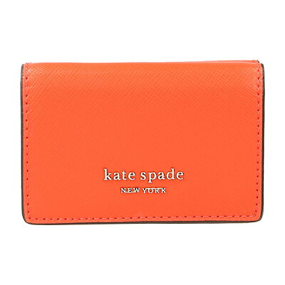 【最大3000円OFFクーポン★4/22(木)14:00まで】ケイトスペード 3つ折り財布 kate spade PWRU7854 620 財布 スペンサー SPENCER ミニ トライフォールド ウォレット レディース TAMARILLO(タマリロ) オレンジ系/クリーム【 送料無料】