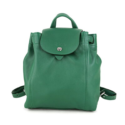 【最大5000円OFFクーポン★2/6(月)まで】ロンシャン リュックサック 1306 737 D91 ル・プリアージュ キュイール BACKPACK XSサイズ レディース グリーン 緑