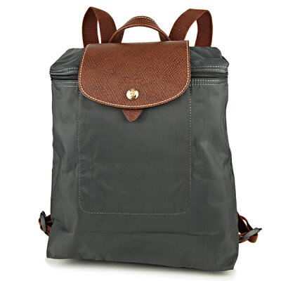 【最大3000円OFFクーポン配布中】ロンシャン リュックサック LONGCHAMP 1699 089 300 バッグ ル・プリアージュ LE PLIAGE BACKPACK レディース FUSIL(フュズィ) グレー ガンメタル 折りたたみ シンプル【 送料無料】
