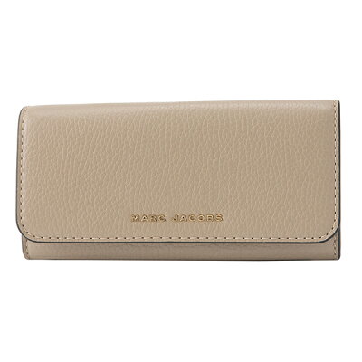 【最大3000円クーポン配布中 4/26(金)12:00まで】マークジェイコブス 長財布 MARC JACOBS M0013660 054 財布 フラップ コンチネンタル ウォレット レディース LIGHT SLATE(ライトスレート) ベージュ メタルロゴ シンプル【 送料無料】