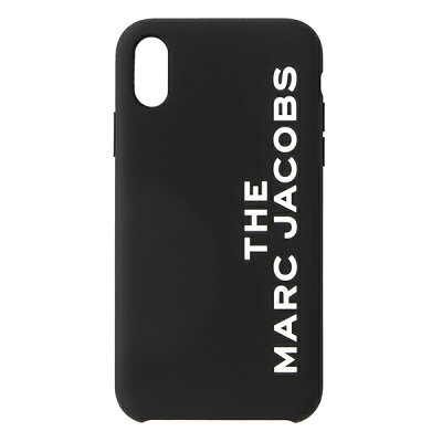 【最大1000円OFFクーポン配布中★1/24(金)14:00まで】マークジェイコブス iPhoneXR スマートフォンケース MARC JACOBS M0015931 001 ブランド小物 シリコンフォーンケース SILICONE PHONE CASE スマートフォン カバー XR レディース BLACK(ブラック) ブラック 黒/ホワイト【