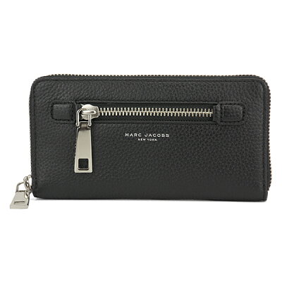 【最大1000円OFFクーポン配布中★4/9(木)14:00まで】マークジェイコブス 長財布(ラウンドファスナー) MARC JACOBS M0008449 001 財布 ゴッサム GOTHAM スタンダードコンチネンタルウォレット レディース BLACK ブラック 黒【 送料無料】
