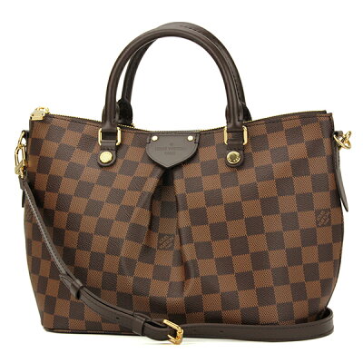 ルイヴィトン ハンドバッグ Louis Vuitton N41545 バッグ ダミエ DAMIER シエナPM レディース EBENE(エベヌ) ブラウン プリーツ 市松模様 2WAY ショルダーバッグ エレガント フェミニン【 ルイ・ヴィトン ビトン 送料無料】