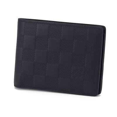 ルイヴィトン 2つ折り財布 Louis Vuitton N63124 財布 ダミエ・アンフィニ DAMIER INFINI ポルトフォイユ・ミュルティプル メンズ GREY(グレー) グレー【 送料無料】