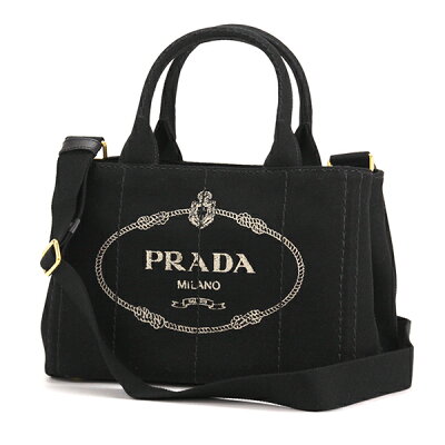 プラダ トートバッグ PRADA 1BG439 ZKI F0002 B2439G バッグ カナパ CANAPA レディース NERO(ネロ) ブラック 黒 ハンドバッグ レリック加工 プリント 三角ロゴ 2WAY 上品 カジュアル【 送料無料】