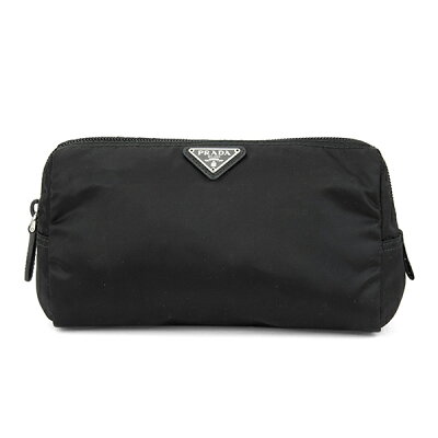 【5000円以上で500円OFFクーポン配布中 4/22 12:00まで】プラダ ポーチ PRADA 1NA693 2BQP F0002 ブランド小物 テスート TESSUTO レディース NERO ブラック 黒 三角ロゴ シンプル【 送料無料】