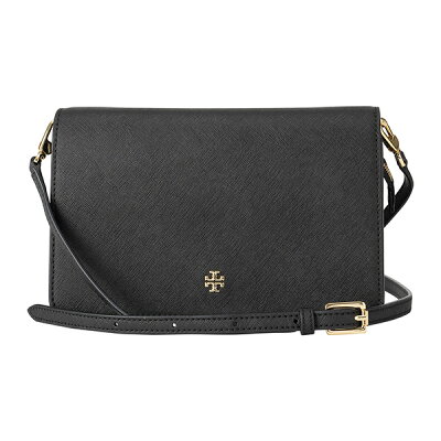 トリーバーチ ショルダーバッグ TORY BURCH 49126 001 バッグ エマーソン EMERSON COMBO CROSSBODY レディース BLACK ブラック 黒 メタルロゴ クラッチ 2WAY エレガント【 トリバーチ 送料無料】