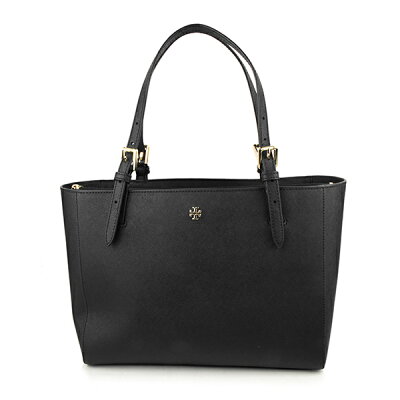 【最大2000円OFFクーポン配布中★9/24(火)14:00まで】トリーバーチ トートバッグ TORY BURCH 49127 001 バッグ エマーソン EMERSON SMALL BUCKLE TOTE レディース BLACK ブラック 黒【 トリバーチ 送料無料】