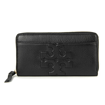 【最大5000円OFFクーポン配布中★6/1(月)14:00まで】トリーバーチ 長財布(ラウンドファスナー) TORY BURCH 48312 001 財布 ボンベ ティー BOMBE-T ZIP CONTINENTAL WALLET レディース BLACK ブラック 黒【 送料無料】