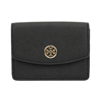 【最大3000円OFFクーポン★1/22(金)14:00まで】トリーバーチ 3つ折り財布 TORY BURCH 61936 001 財布 ロビンソン ROBINSON MINI WALLET レディース BLACK(ブラック) ブラック 黒【 送料無料】