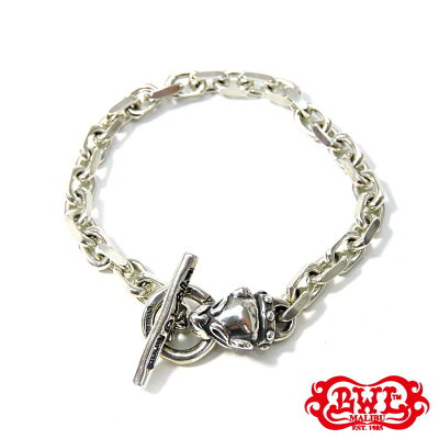 【BWL正規取扱販売店】ビルウォールレザー【送料無料/あす楽】SQUARE CHAIN LINK w/ANIMAL HEAD/VINTAGE PANTHER スクエアチェーン リンク w/アニマルヘッド ビンテージパンサーブレスレット/シルバーアクセサリー