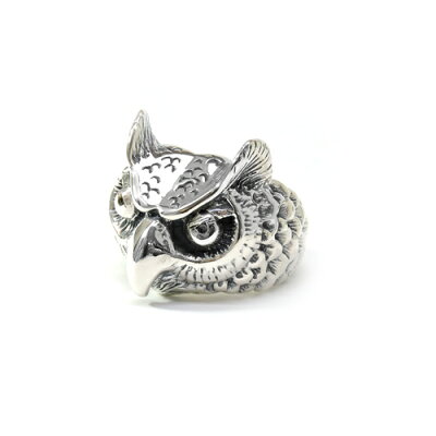 【BWL正規取扱販売店】ビルウォールレザー【送料無料/あす楽】SMALL OWL RING/スモールオウルリング/オウル/フクロウ/スモール/シルバーアクセサリーリング