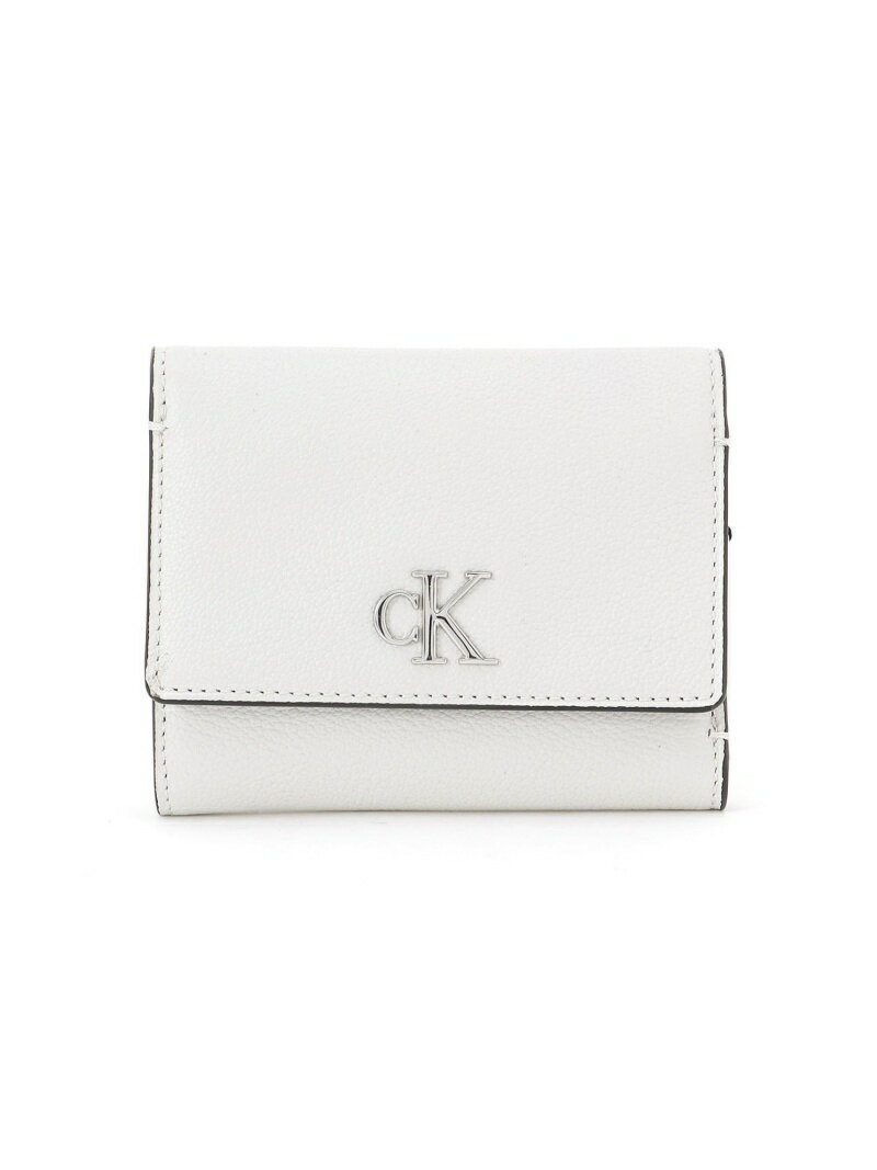 カルバンクライン 【SALE／30%OFF】(W)【公式ショップ】 カルバンクライン ミディアム トライフォールド モノグラム ウォレット Calvin Klein Jeans Accessory DP1563 Calvin Klein Jeans Accessory カルバン・クライン 財布・ポーチ・ケース 財布 ホワ【RBA_E】【送料無料】[Rakuten Fashion]