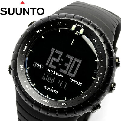【送料無料】スント SUUNTO コア Core 腕時計 オールブラック All BLACK スント SS014279010 デジタル アウトドア ウォッチ メンズ Men's 高度計 気圧計 気温計 コンパス スント 腕時計 父の日 ギフト