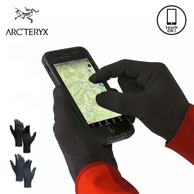 アークテリクス ローグローブ ARC'TERYX Rho Glove グローブ 手袋 スマホ対応 タッチパネル対応 スキー トレラン アウトドア 【正規品】