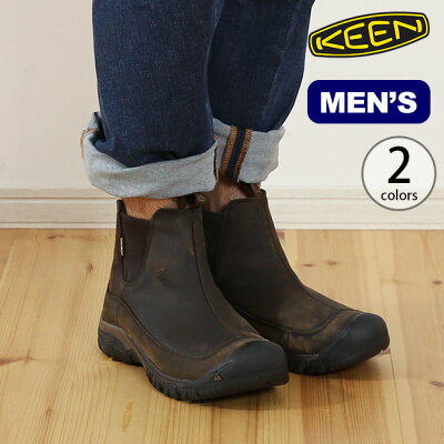 キーン アンカレッジブーツ3 ウォータープルーフ メンズ KEEN ANCHORAGE BOOT III WATERPROOF 靴 ブーツ ウィンターブーツ ショートブーツ サイドゴア キャンプ アウトドア 【正規品】