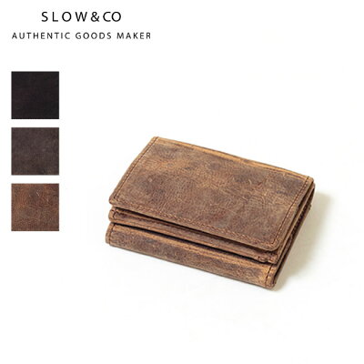 【豪華キャンペーン開催中】スロウ ホールドミニウォレット SLOW hold mini wallet SO743I 財布 ウォレット アウトドア レザー 革 キャンプ【正規品】
