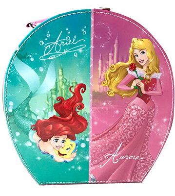 【当店ポイント5倍】あす楽【Disneyディズニー】【PRINCESSプリンセス】丸型 コスメティック キャリーバッグ メイクバッグ メイクアップセット 子供用化粧品 丸型メイクボックス キッズ 鏡付 ミラー付メイクセットベルアリエルオーロラ美女と野獣