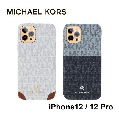 iPhone 2020(6.1in) ケース MICHAEL KORS マイケルコース SLIM WRAP CASE 2 TONE スマホケース 正規代理店
