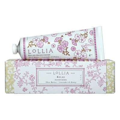 LOLLIA ロリア ハンドクリーム【RX】ギフト プレゼント 贈り物にもおすすめ ハンドケア マッサージ GPP アロマ MOR フレグランス 香水 おしゃれ かわいい 春 ホワイトデー