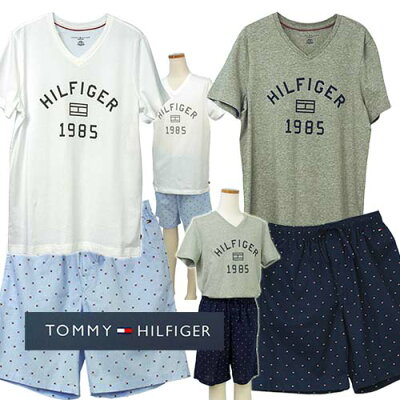 【最大3000円OFFクーポン】Tommy Hilfigerトミーヒルフィガー半袖、短パン、パジャマセット【2016-Spring/NewModel】【トミーヒルフィガー】#09t2889,ギフト プレゼントナイトウエア・ルームウエアー