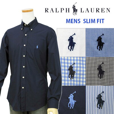 POLO by Ralph Lauren Men's定番ストレッチポプリン長袖シャツSLIM FITXL,大きいサイズ【ラルフローレン】【送料無料】ギフト プレゼント#710832480