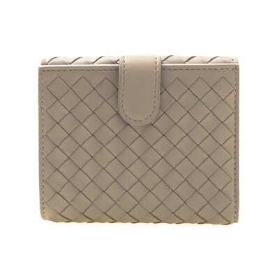 ボッテガヴェネタ BOTTEGA VENETA 財布 レディース 二つ折り財布 ライムストーンベージュ 382576 V001N 2304 LIMESTONE/LIMESTONE